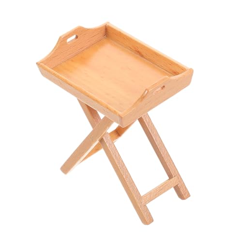 ERINGOGO Maßstab Stabiles Mini Food Tray für Puppenhaus Küchendekoration Präzise Gefertigt Langlebiges Zubehör für Spiel Sammler von ERINGOGO