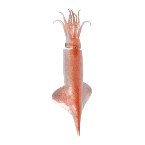 ERINGOGO Meeresfrüchte- -Modell Wal-Badespielzeug Meerestiere Fischsoße Künstliche Früchte Home Decor wohnungsdeko -Requisite kleine Tintenfischfiguren PVC Rosa von ERINGOGO