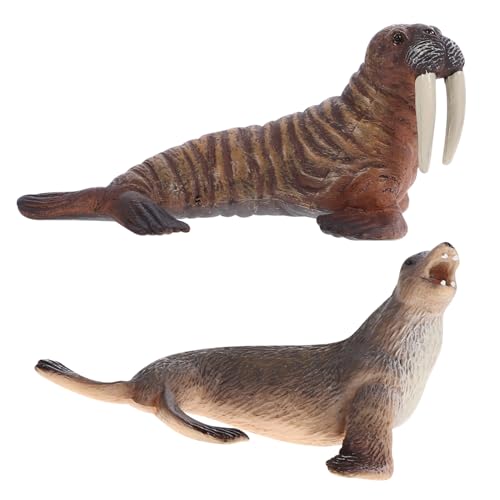 ERINGOGO Meerestiere Modell aus Kleines Seelöwen und Seeelefanten Realistisches Meeresbewohner Stabile Miniatur für Aquarium Terrarium Büro und Heimdekoration ERINGOGO Meerestiere Modell aus Kleines Seelöwen und Seeelefanten Realistisches Meeresbewohner Stabile Miniatur für Aquarium Terrarium Büro und Heimdekoration von ERINGOGO