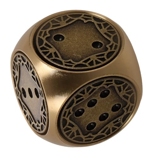 ERINGOGO Messingwürfel Brettspiel Würfel Zubehör für Brettspiele Würfelspiele Würfel für Brettspiele Würfel aus massivem Messing einzigartige Metallwürfel Retro-Würfel antike Würfel Golden ERINGOGO Messingwürfel Brettspiel Würfel Zubehör für Brettspiele Würfelspiele Würfel für Brettspiele Würfel aus massivem Messing einzigartige Metallwürfel Retro-Würfel antike Würfel Golden von ERINGOGO