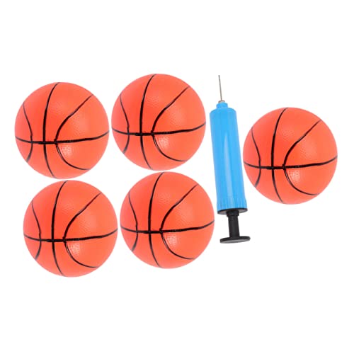 ERINGOGO Mini Basketballspielzeug Teilig mit Pumpe Aufblasbare Kleine Sportbälle Bouncy Basketball für Indoor Outdoor Basketballgeschenk für Geburtstag und Teams ERINGOGO Mini Basketballspielzeug Teilig mit Pumpe Aufblasbare Kleine Sportbälle Bouncy Basketball für Indoor Outdoor Basketballgeschenk für Geburtstag und Teams von ERINGOGO