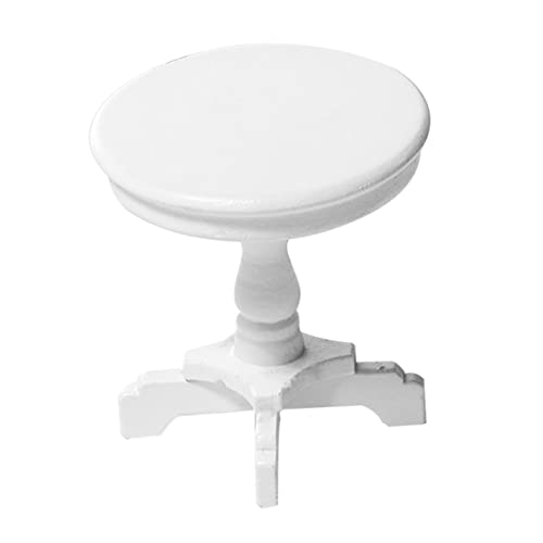 ERINGOGO Mini Couchtisch Puppenhausmöbel Kleiner Beistelltisch Miniatur Rundtisch Mini Haustisch Mini Möbelmodell Miniatur Puppenhaus Esstisch Mini Rundtisch Holz Weiß ERINGOGO Mini Couchtisch Puppenhausmöbel Kleiner Beistelltisch Miniatur Rundtisch Mini Haustisch Mini Möbelmodell Miniatur Puppenhaus Esstisch Mini Rundtisch Holz Weiß von ERINGOGO