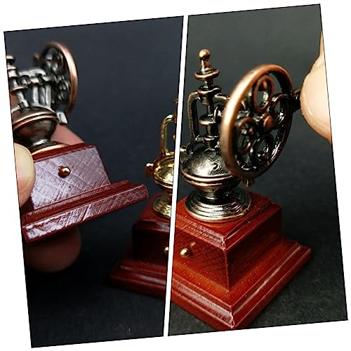 ERINGOGO Mini DIY Puppenhaus Kaffeemaschine Modell Handbetriebene Vintage Dekoration Realistische Puppenmöbel für Puppenhaus Zubehör Farblich Sortiert Zufällige Farbe Zufällige Farbe von ERINGOGO
