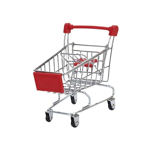 ERINGOGO Mini Einkaufswagen Spielzeug Für Roter Handwagen Aufbewahrungskorb Für Schreibtisch Kreatives Rollenspielzeug Sicheres Material Accessoires Und Spielzeugaufbewahrung ERINGOGO Mini Einkaufswagen Spielzeug Für Roter Handwagen Aufbewahrungskorb Für Schreibtisch Kreatives Rollenspielzeug Sicheres Material Accessoires Und Spielzeugaufbewahrung von ERINGOGO