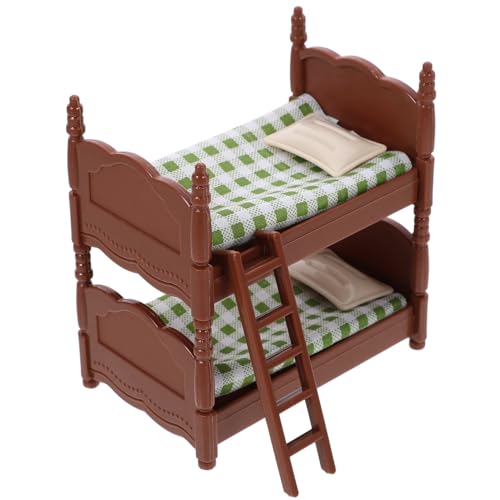 ERINGOGO Mini-Etagenbett-Kinderspielzeug für Toys puppenhauszubehör Miniaturpuppenhausmöbel Bausatz Puppenhaus-Schminktisch Miniatur-Etagenbettmodell Plastik Green ERINGOGO Mini-Etagenbett-Kinderspielzeug für Toys puppenhauszubehör Miniaturpuppenhausmöbel Bausatz Puppenhaus-Schminktisch Miniatur-Etagenbettmodell Plastik Green von ERINGOGO