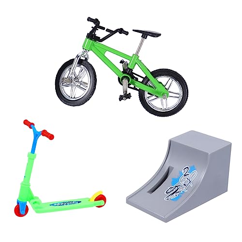 ERINGOGO Mini Finger Bike Spielset mit Klappbarem Scooter und Rampe Edukatives Freizeit Desk Game für Erwachsene Fördert Kreativität und Handgeschick Dekoratives Fingersport ERINGOGO Mini Finger Bike Spielset mit Klappbarem Scooter und Rampe Edukatives Freizeit Desk Game für Erwachsene Fördert Kreativität und Handgeschick Dekoratives Fingersport von ERINGOGO