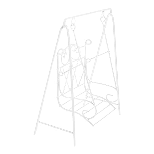 ERINGOGO Mini-Gartenschaukel aus Eisen klein Miniatur Rasen für kinderspielzeug Children Toys Garden Decor Kid Toys Mini-Swing-Statue Minischaukel selber Machen Weiß ERINGOGO Mini-Gartenschaukel aus Eisen klein Miniatur Rasen für kinderspielzeug Children Toys Garden Decor Kid Toys Mini-Swing-Statue Minischaukel selber Machen Weiß von ERINGOGO