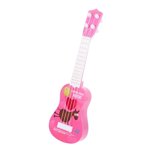 ERINGOGO Mini Gitarre Cartoon Ukulele für Frühes Musikalisches Lernen Sicher und Langlebig Jungen für Drinnen und Draußen von ERINGOGO