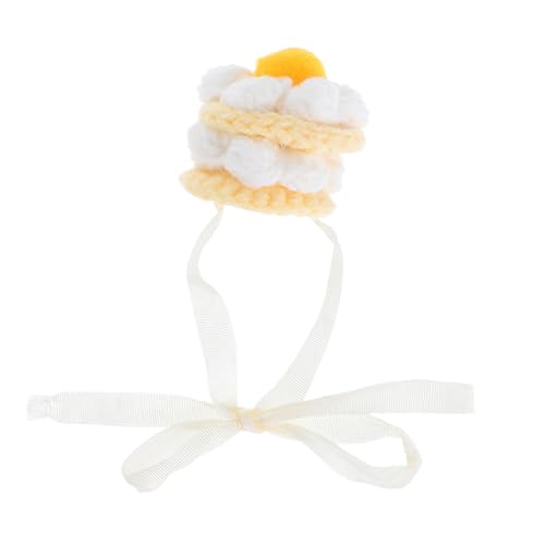 ERINGOGO Mini Häkelmütze Cake Form für Puppen Plüschtiere Weiche Formbeständige Mini Party Mütze für Viktorianische Puppen und Handgefertigte Dekorationen ERINGOGO Mini Häkelmütze Cake Form für Puppen Plüschtiere Weiche Formbeständige Mini Party Mütze für Viktorianische Puppen und Handgefertigte Dekorationen von ERINGOGO