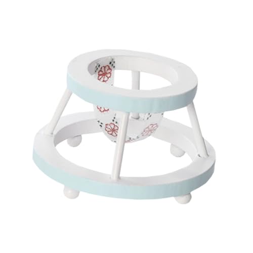 ERINGOGO Mini Haus Walker Deko Holzmodell Langlebig Realistisch Puppenhaus Zubehör Blau für Desktop Ornament ERINGOGO Mini Haus Walker Deko Holzmodell Langlebig Realistisch Puppenhaus Zubehör Blau für Desktop Ornament von ERINGOGO