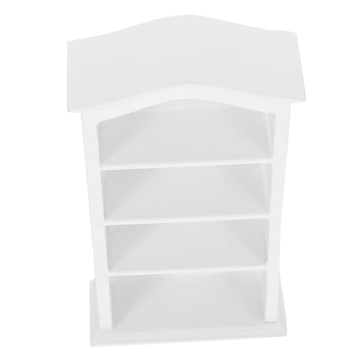 ERINGOGO Mini-Hausschrank aus Holz Miniatur realistisch Musterschrank Bibliothek Book Shelves bücherstützen Mini-Kleiderschrankmodell Puppenhausmöbel Requisiten hölzern Weiß ERINGOGO Mini-Hausschrank aus Holz Miniatur realistisch Musterschrank Bibliothek Book Shelves bücherstützen Mini-Kleiderschrankmodell Puppenhausmöbel Requisiten hölzern Weiß von ERINGOGO
