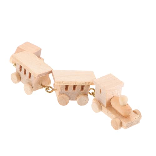 ERINGOGO Mini Holz Zug Dekorative Miniatur Eisenbahn Für Puppenhaus Ideales Zubehör Für Kinderzimmer Und Sammlungen Farbenfroh Und Handgefertigt ERINGOGO Mini Holz Zug Dekorative Miniatur Eisenbahn Für Puppenhaus Ideales Zubehör Für Kinderzimmer Und Sammlungen Farbenfroh Und Handgefertigt von ERINGOGO