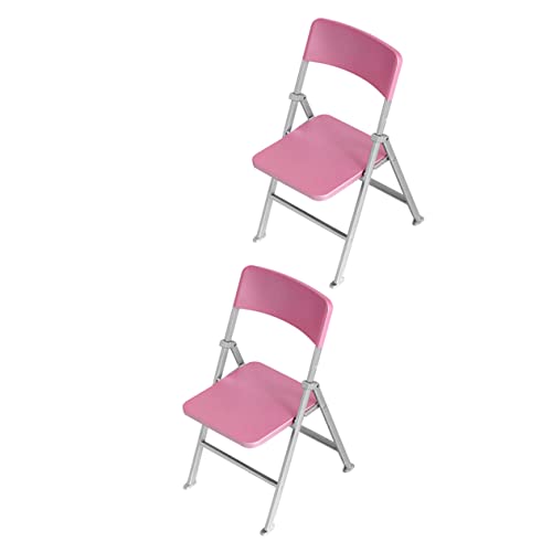 ERINGOGO Mini Klappstuhl Für Puppenhaus Entzückende Miniaturmöbel Faltbare Puppenmöbel Für Kreative Spielwelten Ideales Puppenzubehör Für Fantasievolles von ERINGOGO