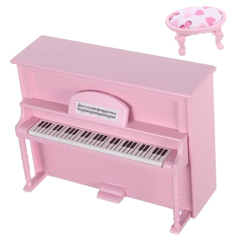 ERINGOGO Mini Klavier Dekoration Klavierfigur Klavier Schreibtisch Ornament Miniatur Möbel Basteln Puppenhaus ERINGOGO Mini Klavier Dekoration Klavierfigur Klavier Schreibtisch Ornament Miniatur Möbel Basteln Puppenhaus von ERINGOGO