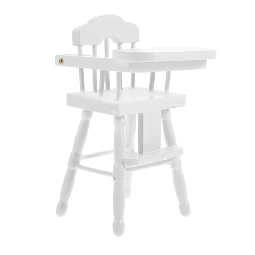 ERINGOGO Mini-Möbeldekoration Puppe Miniatur esszimmerstühle Mini-Stuhl selber Machen Mini-Hausbedarf Accessoire DIY-Hochstuhl Desktop-Mini-Möbel hölzern Weiß ERINGOGO Mini-Möbeldekoration Puppe Miniatur esszimmerstühle Mini-Stuhl selber Machen Mini-Hausbedarf Accessoire DIY-Hochstuhl Desktop-Mini-Möbel hölzern Weiß von ERINGOGO