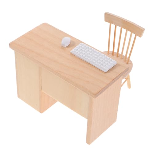 ERINGOGO Mini-Möbelmodell Dollhouse -Tisch und Stuhl Modell Puppenstubentisch Dollhouse Furniture Accessories puppenhaus Wohnzimmer möbel Mini-Schreibtisch Miniaturtisch Holz Beige ERINGOGO Mini-Möbelmodell Dollhouse -Tisch und Stuhl Modell Puppenstubentisch Dollhouse Furniture Accessories puppenhaus Wohnzimmer möbel Mini-Schreibtisch Miniaturtisch Holz Beige von ERINGOGO