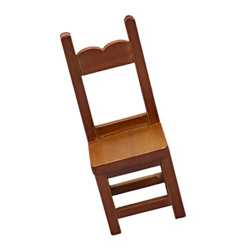 ERINGOGO Mini-Möbelstuhl Miniaturstühle zum Basteln Miniaturspielzeug Miniatur-Sofastuhl Miniaturmöbel puppenhausmöbel mini Sessel Minimöbel aus Holz kleines Hauszubehör hölzern von ERINGOGO