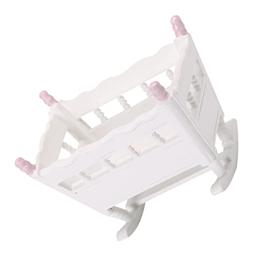 ERINGOGO Miniature Puppenhaus Wiege Aus Adorable Mini Cradle Für Puppenhaus Dekoratives Babybett Für Kinderzimmer Für Kleine Puppenfiguren Stabil Langlebig ERINGOGO Miniature Puppenhaus Wiege Aus Adorable Mini Cradle Für Puppenhaus Dekoratives Babybett Für Kinderzimmer Für Kleine Puppenfiguren Stabil Langlebig von ERINGOGO