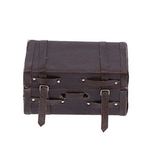 ERINGOGO Mini-Puppenhaus Mini-Ledertasche -Hausdekoration Bambus von ERINGOGO