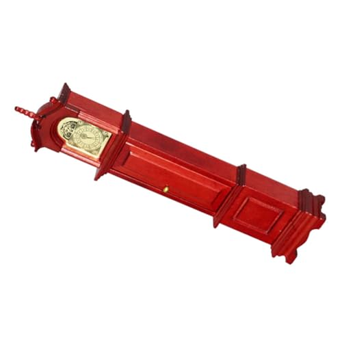 ERINGOGO Mini-Puppenhaus Miniaturen Szene Figur Kinderspielzeug Vintage Decor puppenstubenmöbel Dollhouse Accessories Retro-Uhr Puppenhaus-Standuhr Puppenhausverzierung hölzern rot ERINGOGO Mini-Puppenhaus Miniaturen Szene Figur Kinderspielzeug Vintage Decor puppenstubenmöbel Dollhouse Accessories Retro-Uhr Puppenhaus-Standuhr Puppenhausverzierung hölzern rot von ERINGOGO