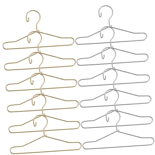 ERINGOGO 20stücke Puppen Kleiderbügel Mini Kleiderbügel Für Puppenhaus Für Puppenkleidung Und Accessoires Zur Aufbewahrung Und Präsentation Von Puppenkleidern von ERINGOGO