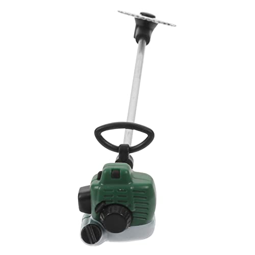 ERINGOGO Mini-Rasenmäher qridor Miniatur-Mäher Kleiner Rasenmäher Puppenhaus-Rasenmäher-Modell Puppenhausdekoration Puppenhaus-Miniatur-Rasenmäher-Modell Kleines Rasenmäher-Modell PVC Green von ERINGOGO