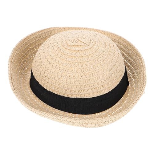ERINGOGO Mini Strohhut für Puppen Naturfarben Handgefertigt Modisches Bastelzubehör für Sommerdekoration Puppenhaus DIY Party Geeignet für Bastelfans ERINGOGO Mini Strohhut für Puppen Naturfarben Handgefertigt Modisches Bastelzubehör für Sommerdekoration Puppenhaus DIY Party Geeignet für Bastelfans von ERINGOGO