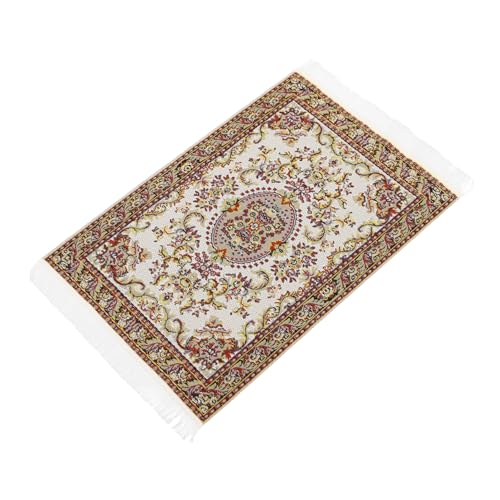 ERINGOGO Miniaturschmuck Türkischer Teppich Für Puppenhaus Weiche Dekoration Für Kinderzimmer Und Miniaturszenen Perfekter Begleiter Für Kreatives Spielen von ERINGOGO