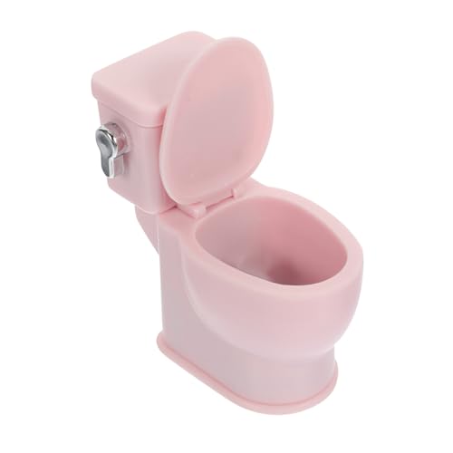ERINGOGO Mini Toilettenmodell für Puppenhaus Kleines Badezimmerzubehör in Rosa Detailreiche Miniaturtoilette für DIY Puppenhäuser Dekoratives Puppenmöbel für Kleine Hausmöbel Leicht und ERINGOGO Mini Toilettenmodell für Puppenhaus Kleines Badezimmerzubehör in Rosa Detailreiche Miniaturtoilette für DIY Puppenhäuser Dekoratives Puppenmöbel für Kleine Hausmöbel Leicht und von ERINGOGO