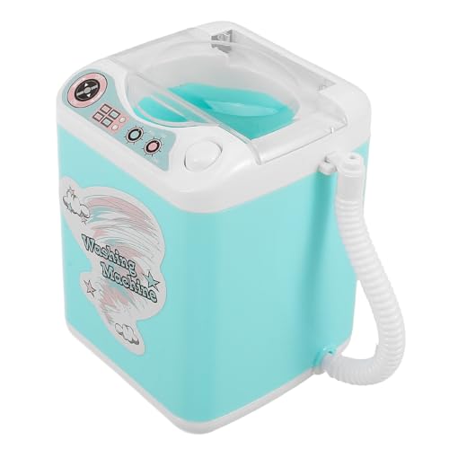 ERINGOGO Mini Waschmaschine Spielzeug Für Realistische Waschfunktion Für Make-up Pinsel Und Schwämme Interaktives Und Unterhaltsames Lernspielzeug Für Hause Buntes Design von ERINGOGO