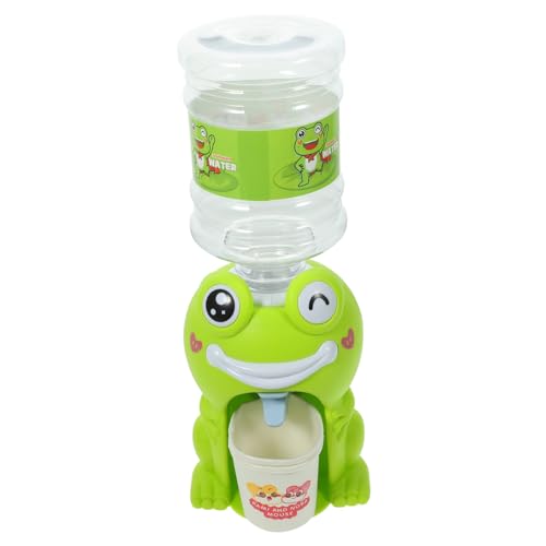 ERINGOGO Mini Wasserspender Froschform Tragbarer Trinkbrunnen mit Abnehmbaren Bunter Wasserspender für Mädchen und Jungen für Zuhause Reisen Picknick Einfach zu Reinigen und Bedienen von ERINGOGO