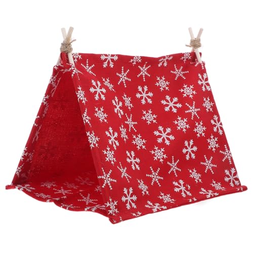 ERINGOGO Mini-Weihnachts-elfenzelt, Miniatur-spielzelt, Puppenhaus, Miniatur-campingzelt, Puppenhaus, Rollenmöbel, Camping-zubehör Für Elfen-puppenhaus, Rot ERINGOGO Mini-Weihnachts-elfenzelt, Miniatur-spielzelt, Puppenhaus, Miniatur-campingzelt, Puppenhaus, Rollenmöbel, Camping-zubehör Für Elfen-puppenhaus, Rot von ERINGOGO
