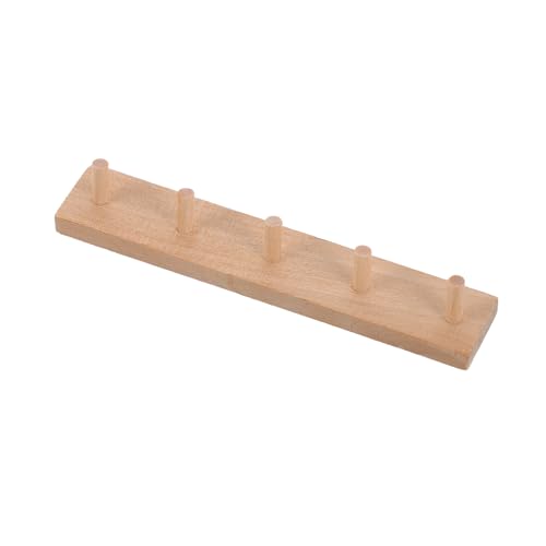 ERINGOGO Mini- -kleiderbügel Mit 4 Haken Für Puppenhaus-miniaturen, Kleines, Holzhaken, Dekoration, Kleines, Dekorativer Holzbügel ERINGOGO Mini- -kleiderbügel Mit 4 Haken Für Puppenhaus-miniaturen, Kleines, Holzhaken, Dekoration, Kleines, Dekorativer Holzbügel von ERINGOGO