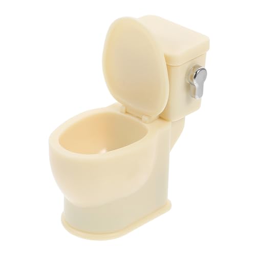 ERINGOGO Mini -simulierte Toilette simulieren erste realistisch Mein Puppenhaus Accessoires Miniaturhaus Toilette für Minihaus Puppenhausmöbel-Toilette Abs Yellow ERINGOGO Mini -simulierte Toilette simulieren erste realistisch Mein Puppenhaus Accessoires Miniaturhaus Toilette für Minihaus Puppenhausmöbel-Toilette Abs Yellow von ERINGOGO