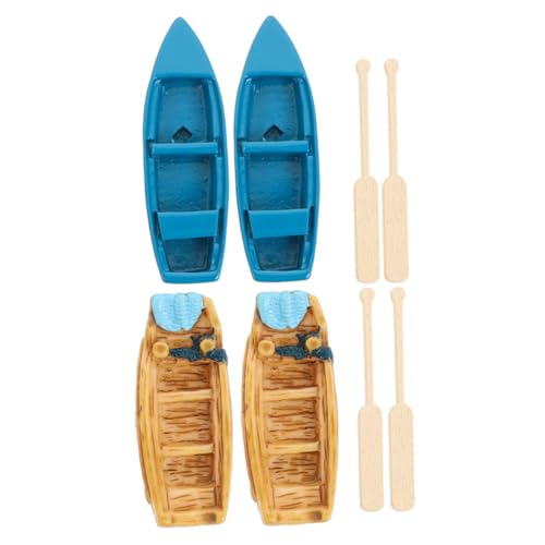 ERINGOGO Miniatur Boot Modell Teilig aus Resin und Holz Strand Deko mit Paddel Mikro Landschaft DIY Bastelset für Puppenhaus und Garten Leichte Stabile Tischdekoration ERINGOGO Miniatur Boot Modell Teilig aus Resin und Holz Strand Deko mit Paddel Mikro Landschaft DIY Bastelset für Puppenhaus und Garten Leichte Stabile Tischdekoration von ERINGOGO