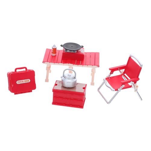 ERINGOGO Miniatur Camping Spielset für Klappbarem Tisch Stühlen Gasherd und Teekessel aus Robustem Vielseitig für Indoor und Outdoor Platzsparend für Puppenhaus und BBQ Szene ERINGOGO Miniatur Camping Spielset für Klappbarem Tisch Stühlen Gasherd und Teekessel aus Robustem Vielseitig für Indoor und Outdoor Platzsparend für Puppenhaus und BBQ Szene von ERINGOGO