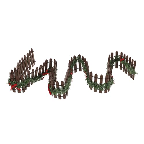 ERINGOGO Miniatur Gartenzaun Aus Holz Weihnachtsdeko Kleiner Zaun Für Mikro-landschaften Für Miniaturgärten Und -projekte Stilvolle Holzdekoration Für Kleine Räume ERINGOGO Miniatur Gartenzaun Aus Holz Weihnachtsdeko Kleiner Zaun Für Mikro-landschaften Für Miniaturgärten Und -projekte Stilvolle Holzdekoration Für Kleine Räume von ERINGOGO