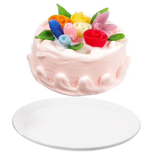 ERINGOGO Miniatur Gefälschter Kuchen Künstliches Dessert Für Hochzeitstischdekoration Vintage Mini Kuchen Requisite Für Fotografie Und Puppenhaus Szenen von ERINGOGO
