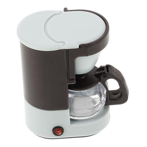 ERINGOGO Miniatur Kaffeemaschine für Puppenhaus Küchenzubehör Realistische Mini Kaffeegeräte Dekoration für Sammler und Jungen Mädchen von ERINGOGO