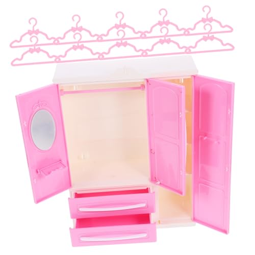 ERINGOGO Miniatur Kleiderständer mit Puppenkleiderbügeln Langlebiges Mini garderoben Puppenhaus Dekoration Fördert Aufräumen und Ordentliche Aufbewahrung von Puppenkleidung ERINGOGO Miniatur Kleiderständer mit Puppenkleiderbügeln Langlebiges Mini garderoben Puppenhaus Dekoration Fördert Aufräumen und Ordentliche Aufbewahrung von Puppenkleidung von ERINGOGO