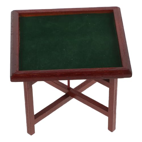 ERINGOGO Puppenhaus Mini Mahjong Tisch Detailliertes Design Mini Chinesisches Tischspielzeug von ERINGOGO