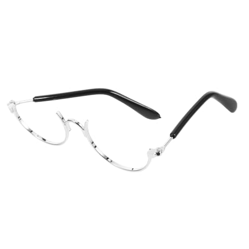 ERINGOGO Miniatur Metallrahmen Brille für Puppen DIY Kostüm Zubehör Langlebig Modisch für Puppenhaus Dekoration und Mini Doll Accessoires ERINGOGO Miniatur Metallrahmen Brille für Puppen DIY Kostüm Zubehör Langlebig Modisch für Puppenhaus Dekoration und Mini Doll Accessoires von ERINGOGO