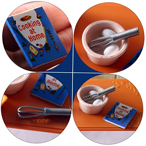 ERINGOGO Miniatur Mini Egg Beater Mini Küchenzubehör Schneebesen für Puppenhaus Dekoration und Kinderspielküchen Zubehör von ERINGOGO