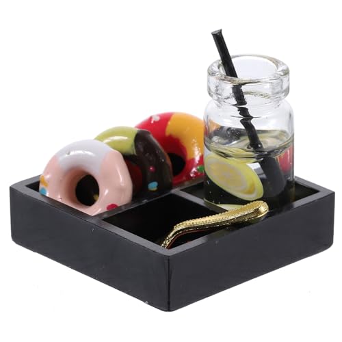 ERINGOGO Miniatur Nachmittagstee Spielset Teilig Bunte Donut Snack Modell Puppenhaus Dekoration Lebensechte Miniatur Snackmodelle für Puppenhaus Zubehör und Kinderspielzeug ERINGOGO Miniatur Nachmittagstee Spielset Teilig Bunte Donut Snack Modell Puppenhaus Dekoration Lebensechte Miniatur Snackmodelle für Puppenhaus Zubehör und Kinderspielzeug von ERINGOGO