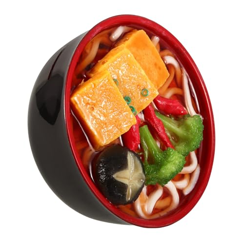 ERINGOGO Miniatur Nudelmodell Realistische Simulation Gefälschtes Essen Puppenhaus Dekoration Küchenrequisite Detailgetreu für Fotografie von ERINGOGO