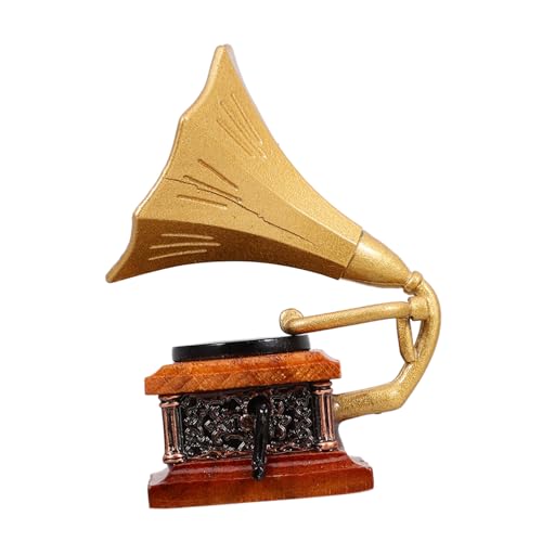 ERINGOGO Miniatur Phonograph Modell Realistische Harz Dekoration Langlebiges Puppenhaus Zubehör Detailreiches Retro Grammophon für Wohnzimmer und Bar für Miniatur Szenen und Bastelsets ERINGOGO Miniatur Phonograph Modell Realistische Harz Dekoration Langlebiges Puppenhaus Zubehör Detailreiches Retro Grammophon für Wohnzimmer und Bar für Miniatur Szenen und Bastelsets von ERINGOGO