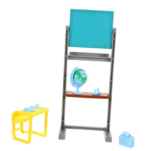 ERINGOGO Miniatur Puppenhaus Lernset mit Schreibtisch Tafel Stuhl und Schulranzen Realistische Miniatur Puppenhausmöbel für DIY Dekoration und Kreative Spielideen ERINGOGO Miniatur Puppenhaus Lernset mit Schreibtisch Tafel Stuhl und Schulranzen Realistische Miniatur Puppenhausmöbel für DIY Dekoration und Kreative Spielideen von ERINGOGO