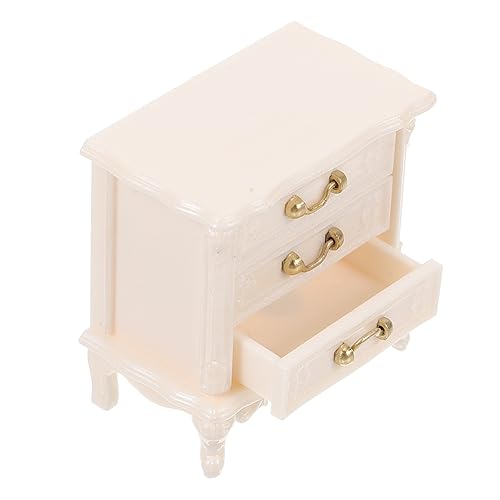 ERINGOGO Miniatur-Puppenhausmöbel puppenhaus küche Miniaturmöbelmodell für kinderspielzeug bücherregal deko Miniaturen Fotorequisite Minischrank Plastik Weiß ERINGOGO Miniatur-Puppenhausmöbel puppenhaus küche Miniaturmöbelmodell für kinderspielzeug bücherregal deko Miniaturen Fotorequisite Minischrank Plastik Weiß von ERINGOGO