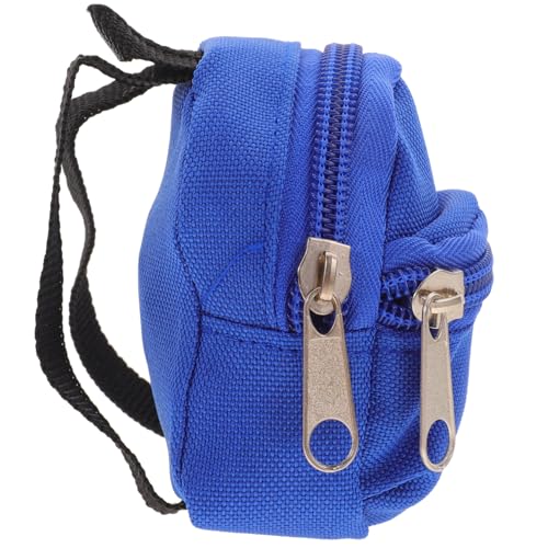 ERINGOGO Miniatur Puppenrucksack aus Polyester Leichter Detailreicher Doll Costume Ornament Rucksack Geeignet als Puppenhaus Zubehör und Mini Backpack Model für Realistische Bjd Doll von ERINGOGO