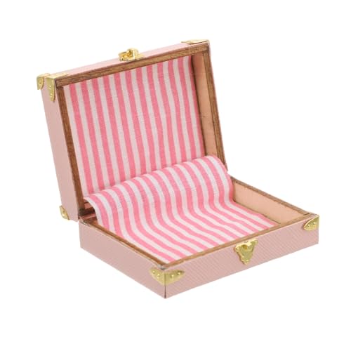 ERINGOGO Miniatur Retro Koffer Vintage Puppenhaus Zubehör Mini Reisekoffer Deko für Puppen Zimmer Micro Landschaften Robustes Material Langlebiges Design Rosa Groß ERINGOGO Miniatur Retro Koffer Vintage Puppenhaus Zubehör Mini Reisekoffer Deko für Puppen Zimmer Micro Landschaften Robustes Material Langlebiges Design Rosa Groß von ERINGOGO